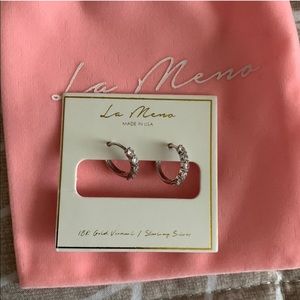 La Meno Huggie Hoop Earrings